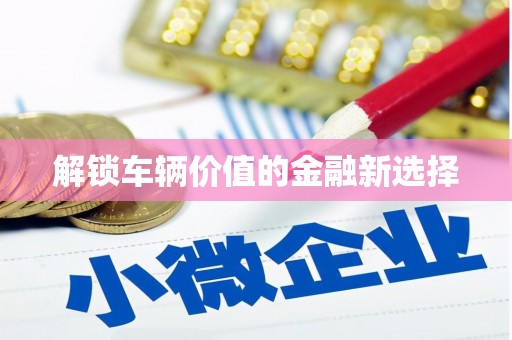 内埔解锁车辆价值的金融新选择