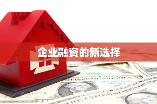 江安企业融资的新选择