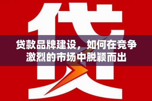 太保贷款品牌建设，如何在竞争激烈的市场中脱颖而出