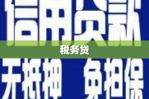 茶山税务贷